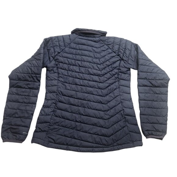 Columbia Women's Omni-Heat Powder Lite Puffer Jacket Navy Blue Size M - Picture 3 of 8